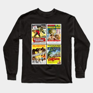 Vintage Horror Movie Collection Long Sleeve T-Shirt